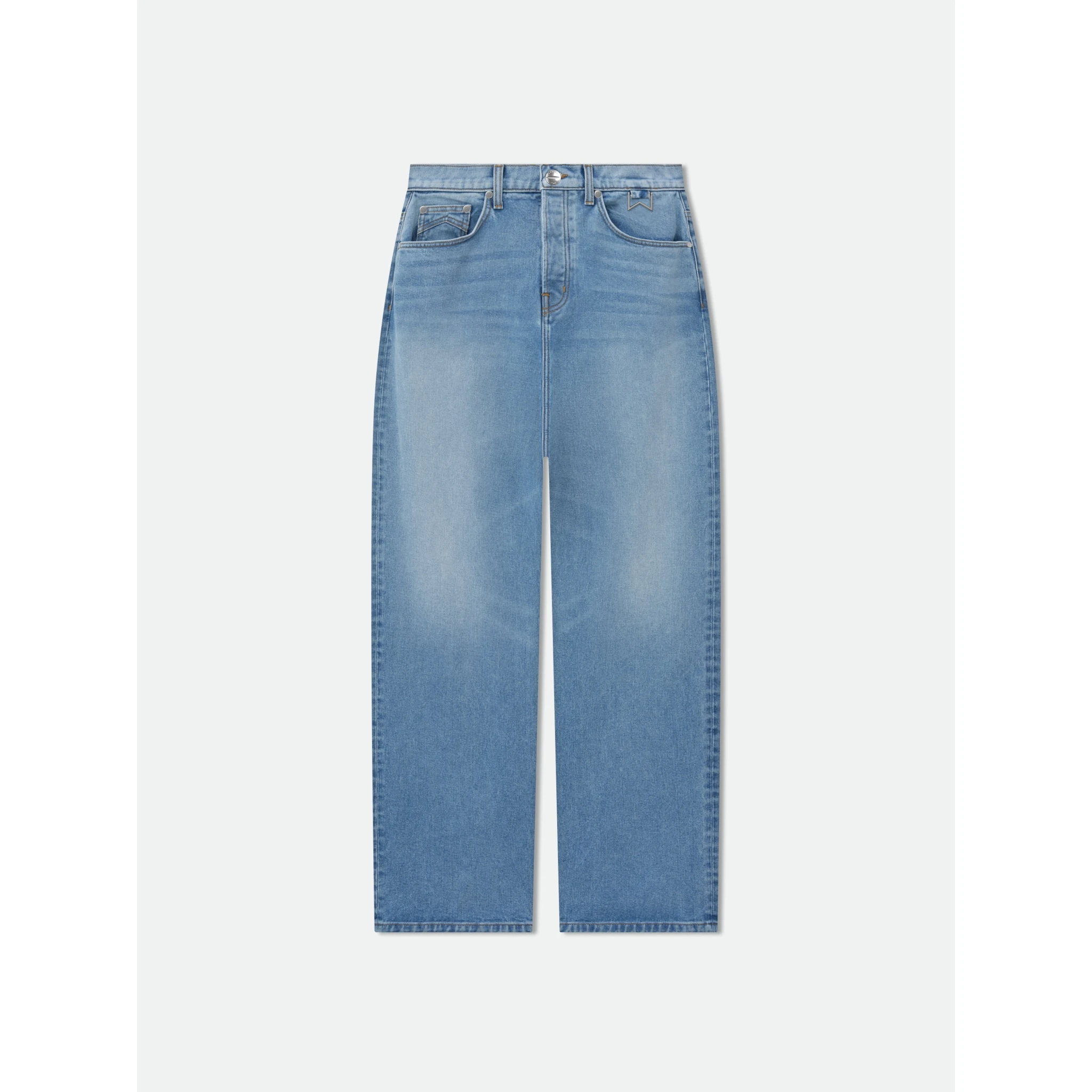 Blue Cotton Jeans Denim