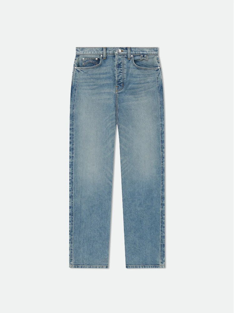 Blue Cotton Jeans Denim
