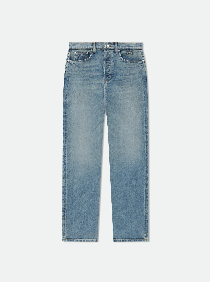 Blue Cotton Jeans Denim
