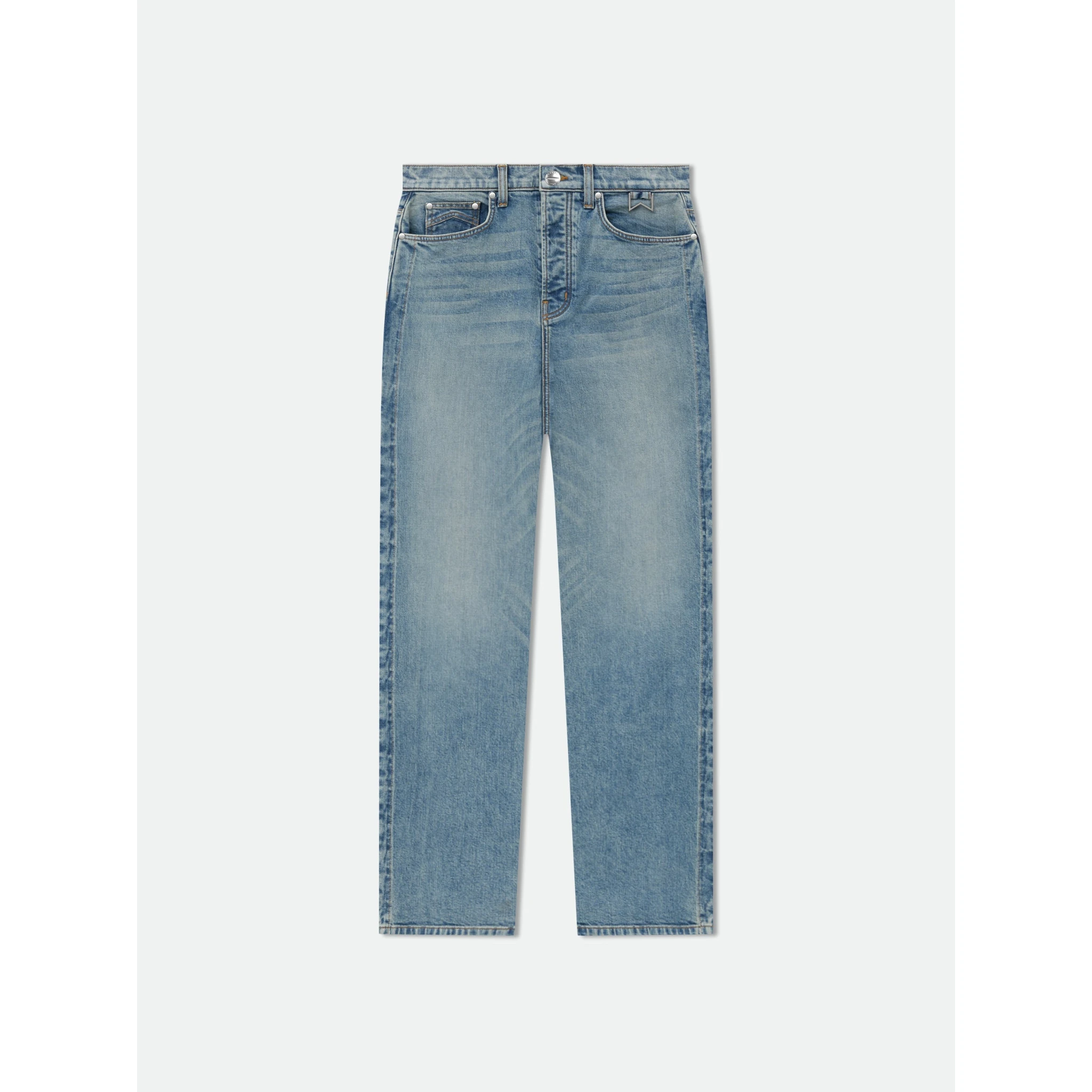 Blue Cotton Jeans Denim