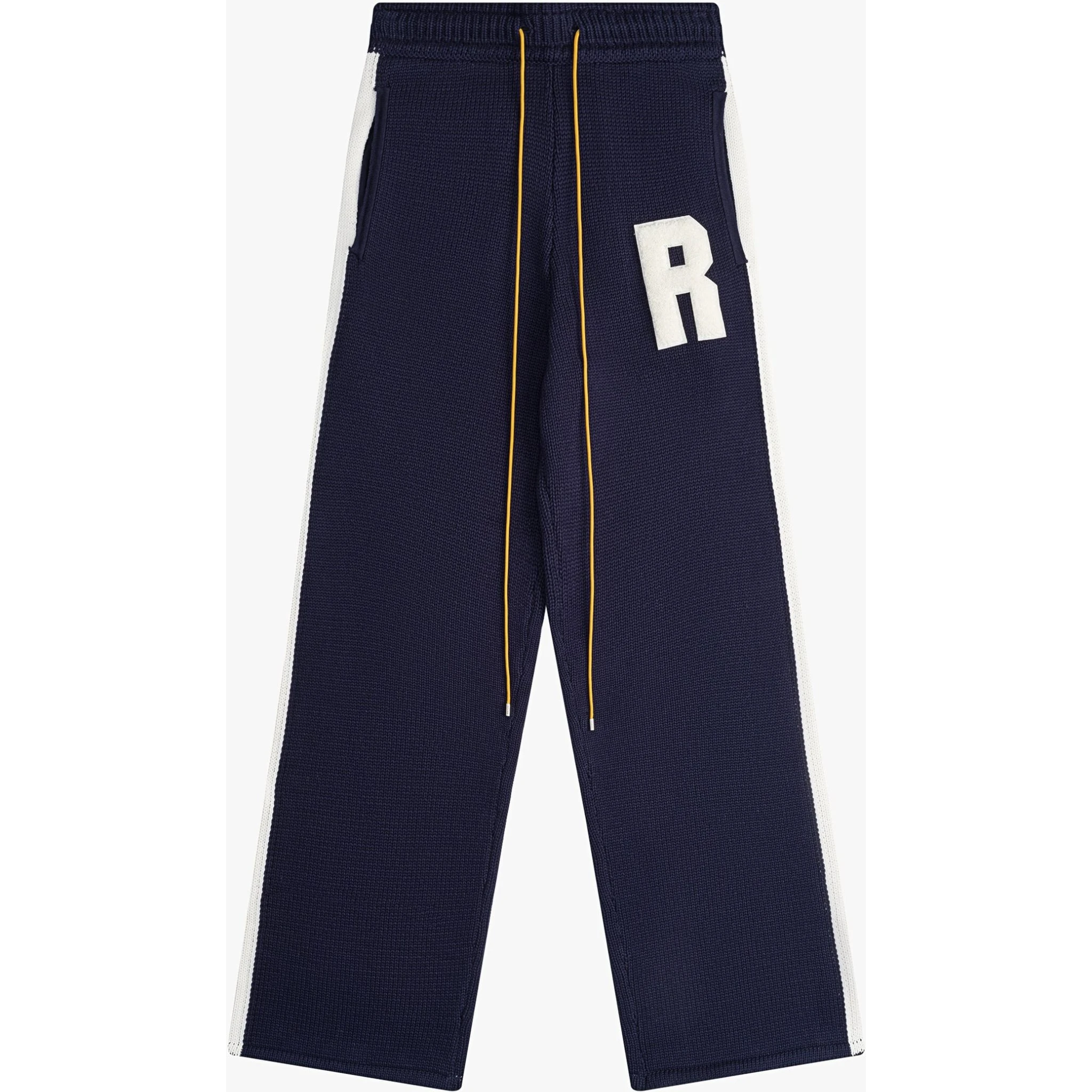 Navy Blue Fibres Casual Pants