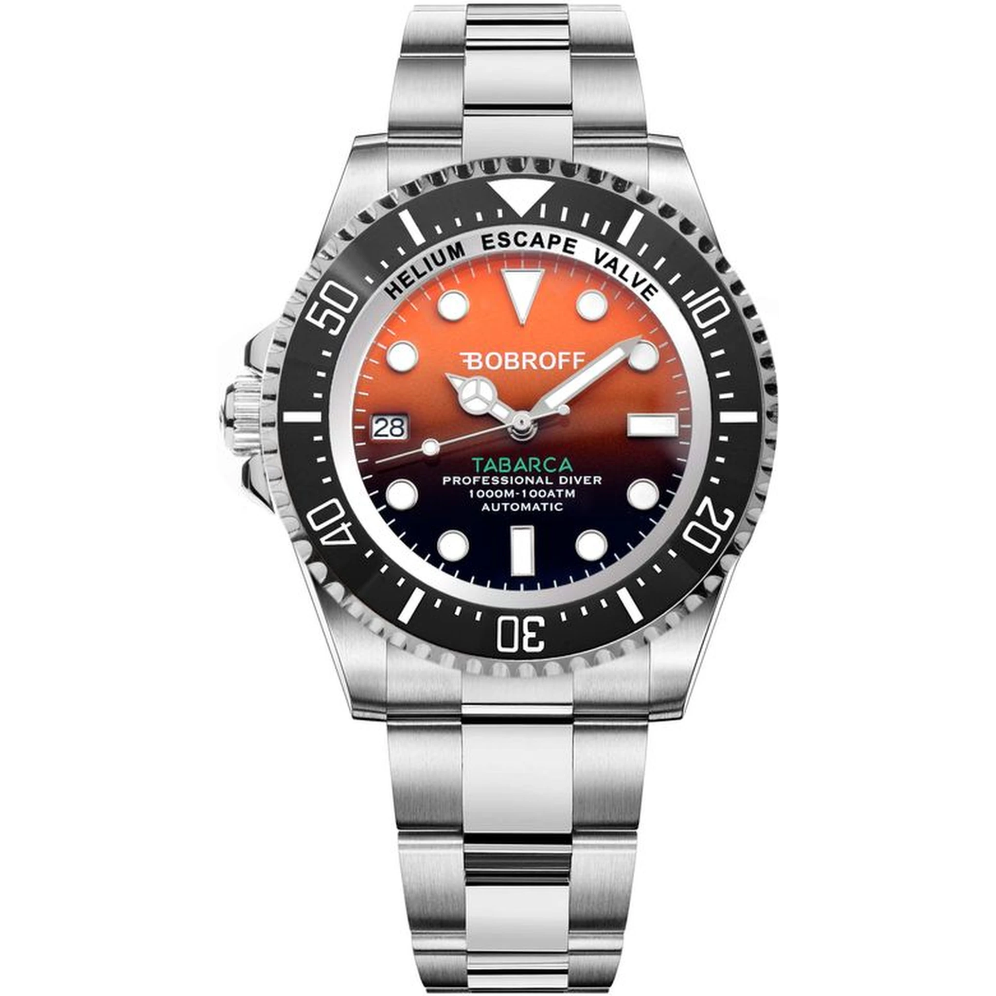 Silver Stainless Steel Sport Watch