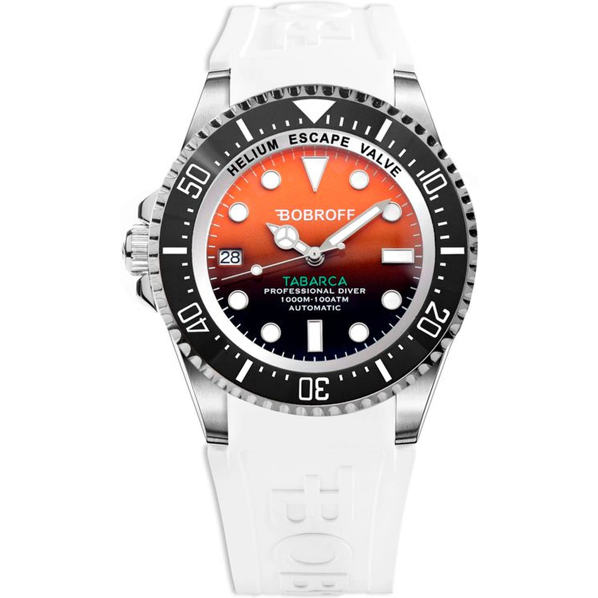 White Rubber Sport Watch