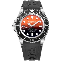 Black Rubber Sport Watch