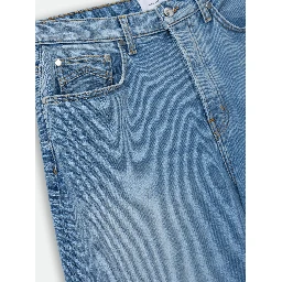 Blue Cotton Jeans Denim