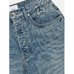 Blue Cotton Jeans Denim