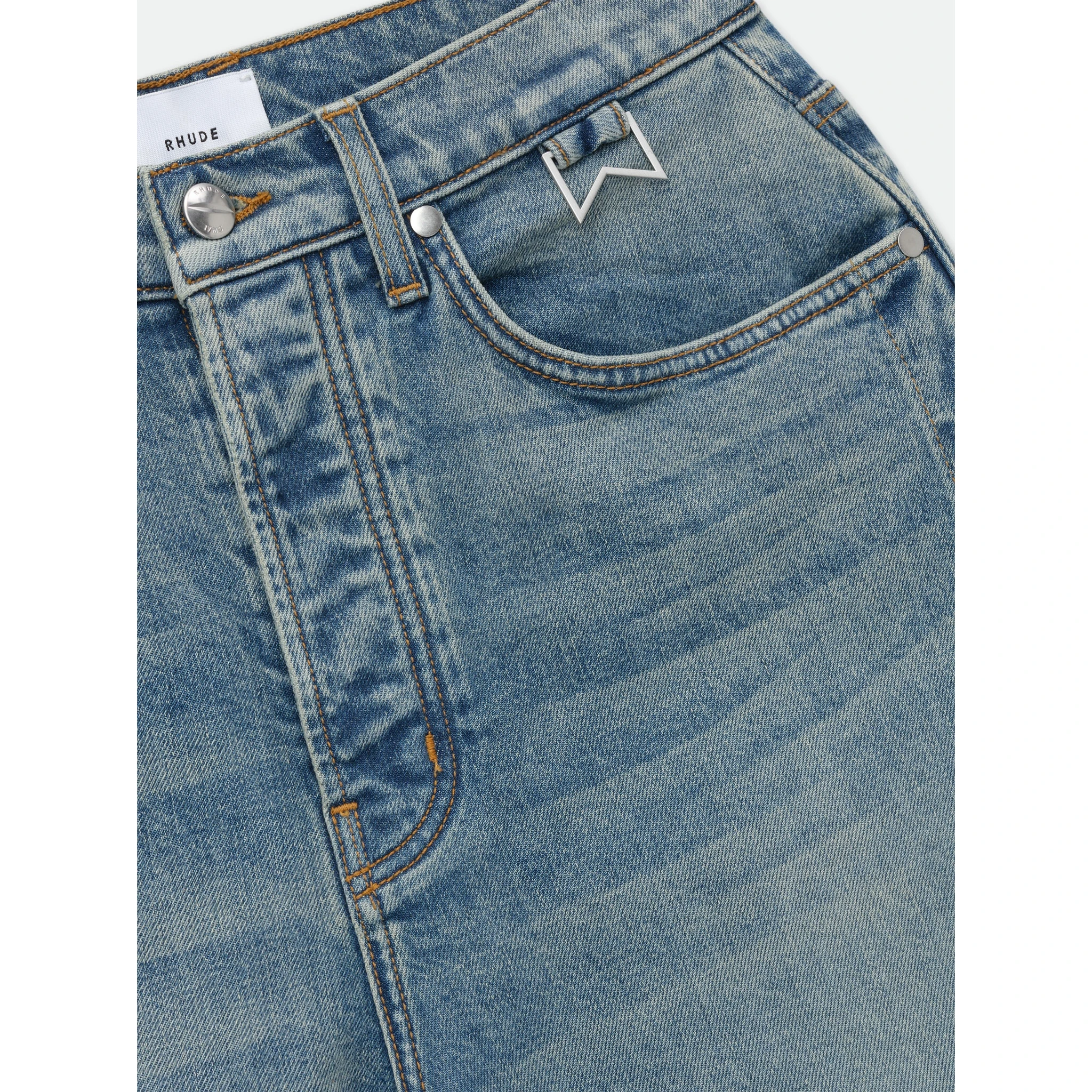 Blue Cotton Jeans Denim