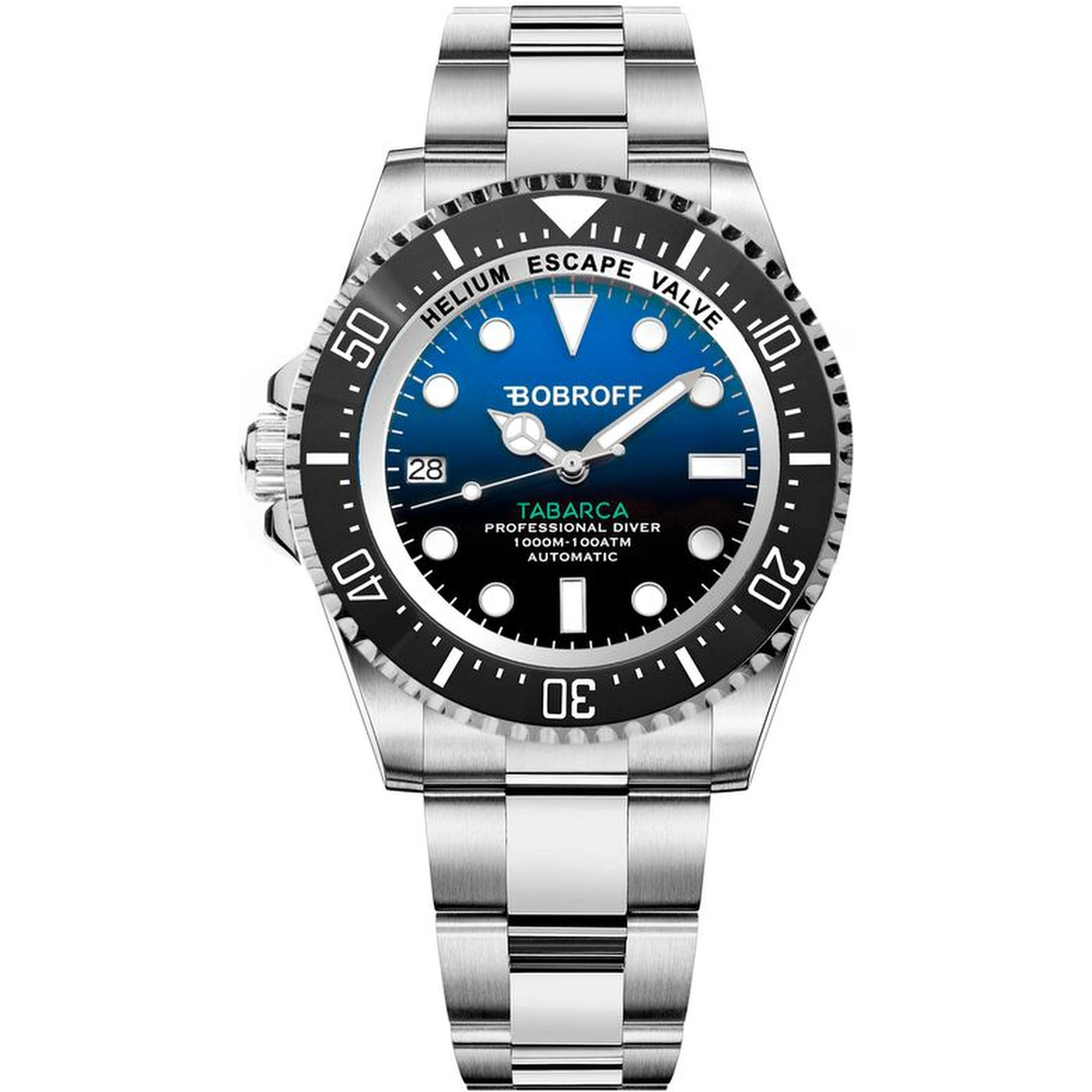 Silver Stainless Steel Sport Watch