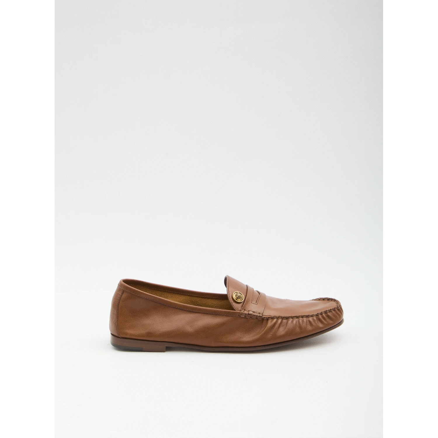 Medusa leather loafers