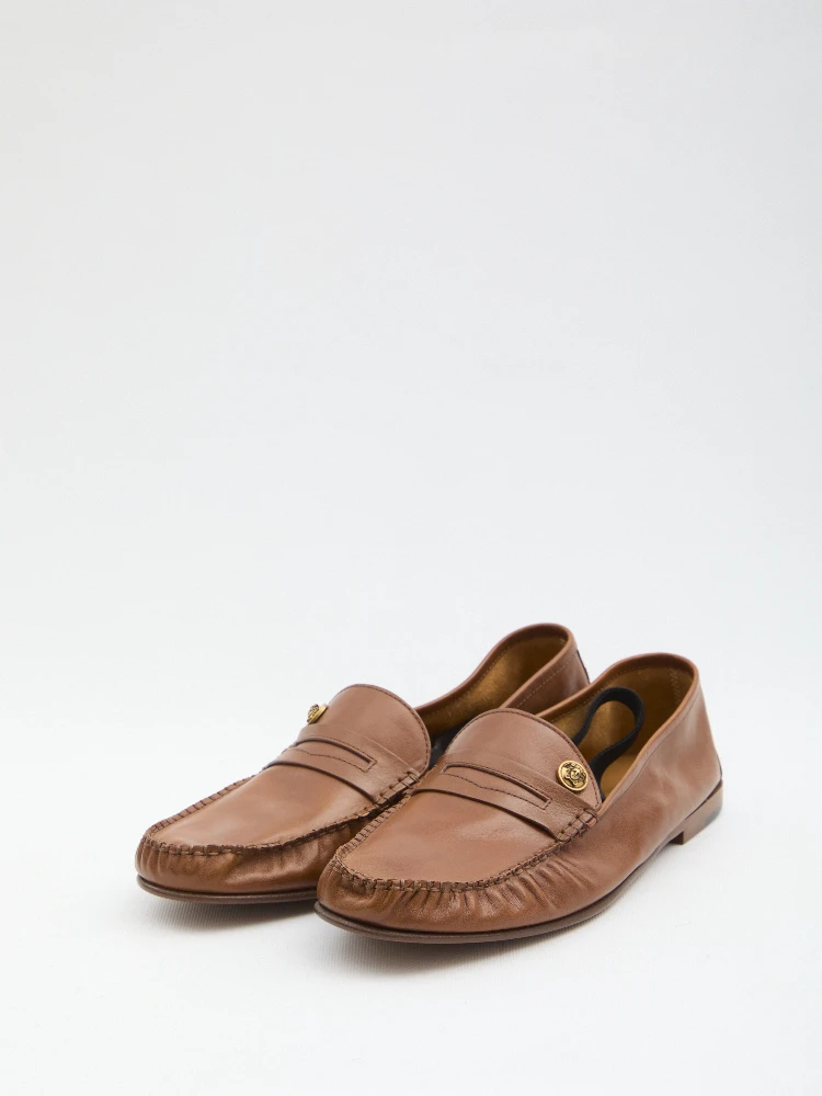 Medusa leather loafers alternative