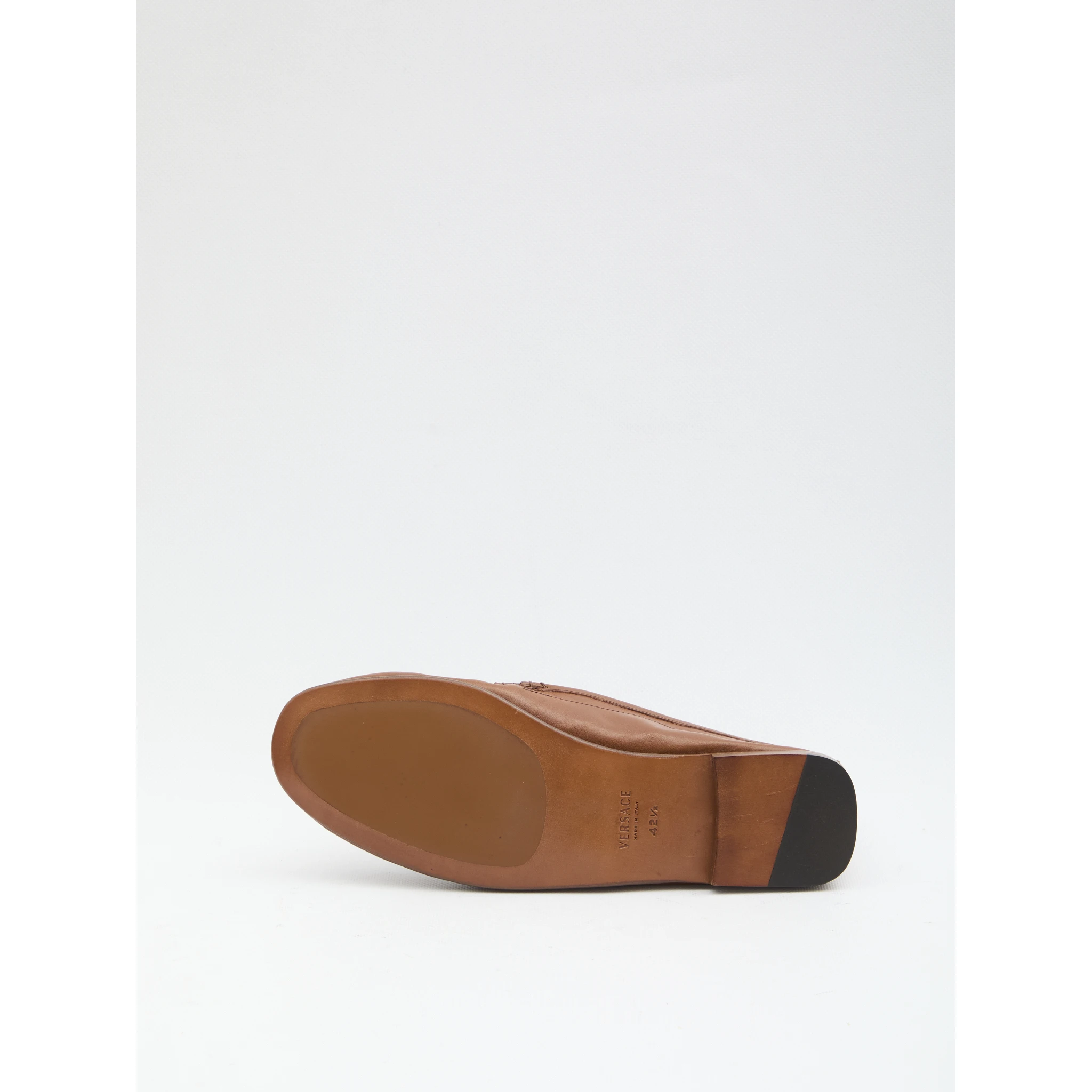 Medusa leather loafers