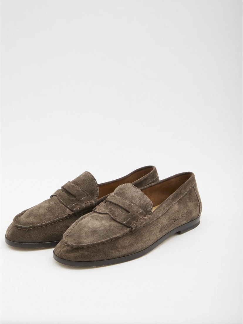 Soft suede loafers