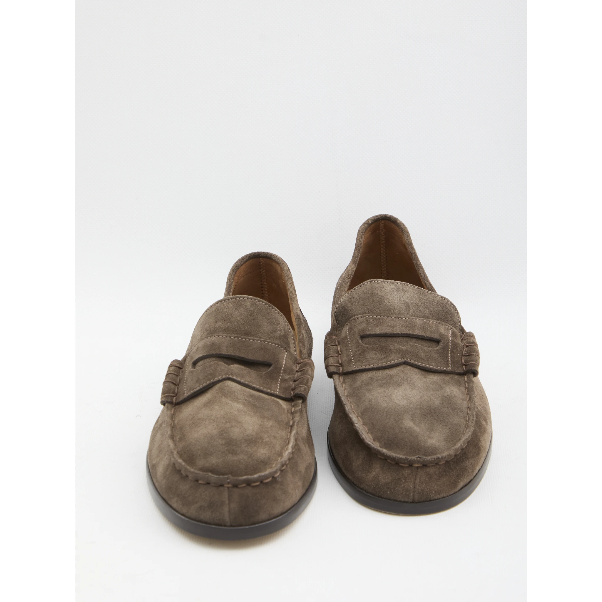 Soft suede loafers