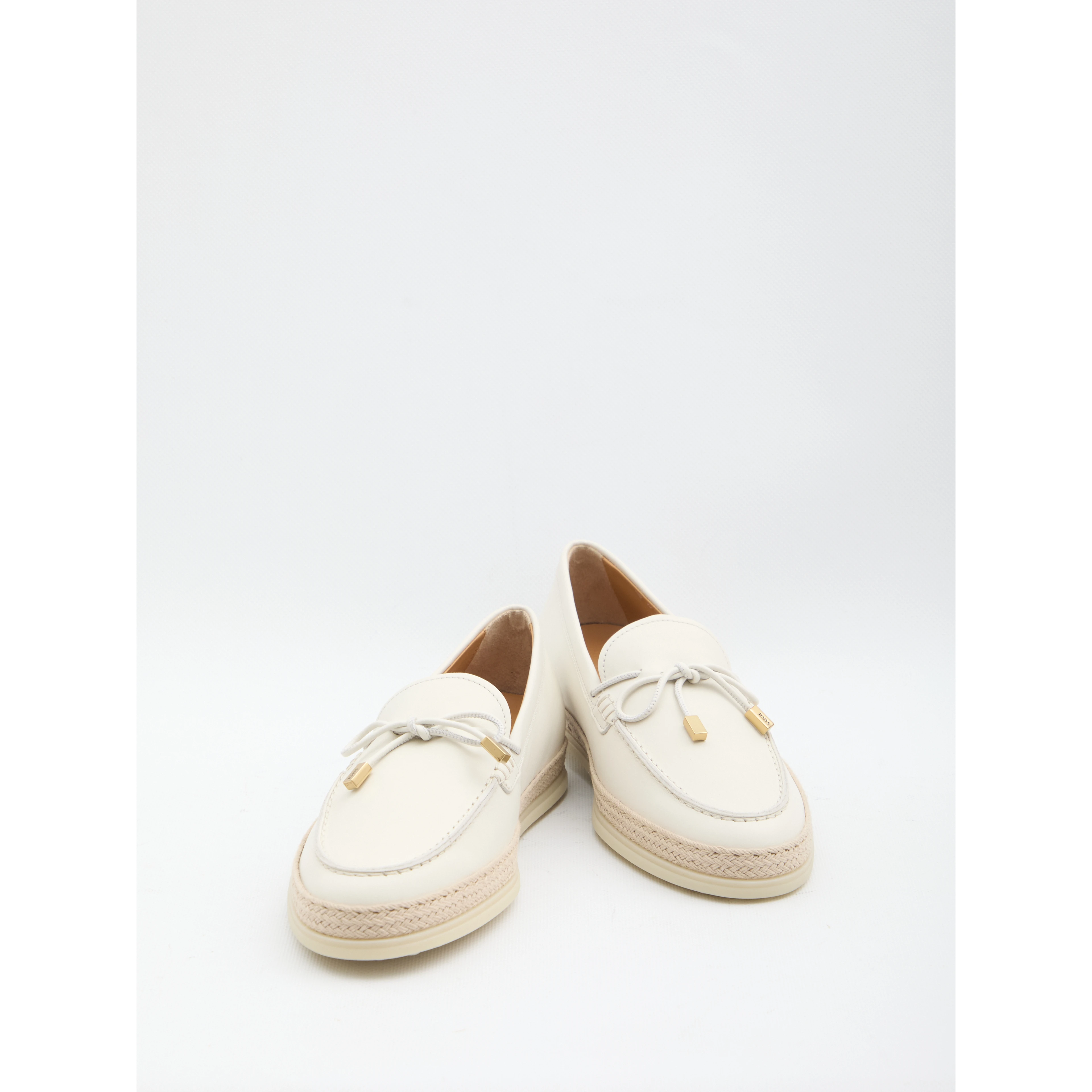 Leather loafers