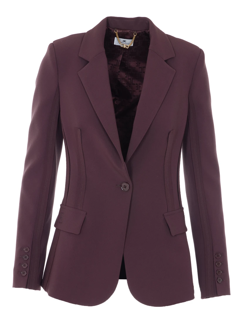 Elisabetta Franchi Jackets Brown