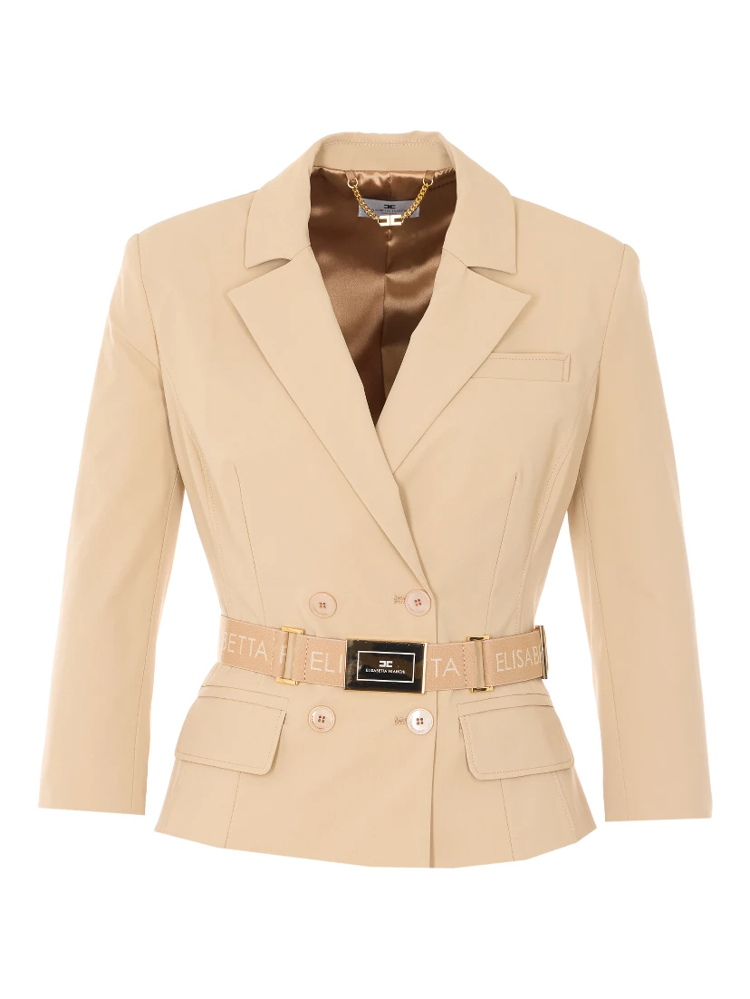 Elisabetta Franchi Jackets Beige