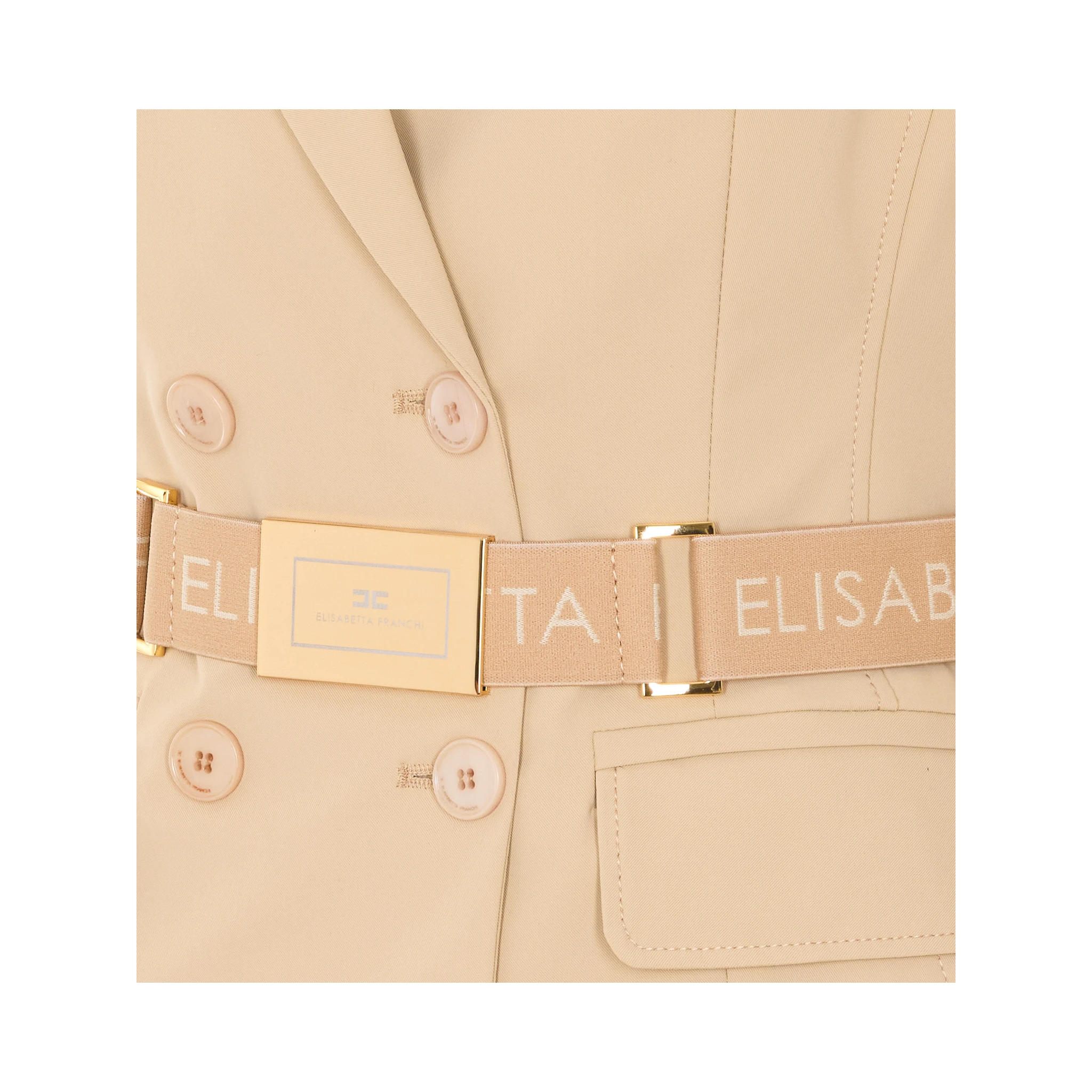 Elisabetta Franchi Jackets Beige