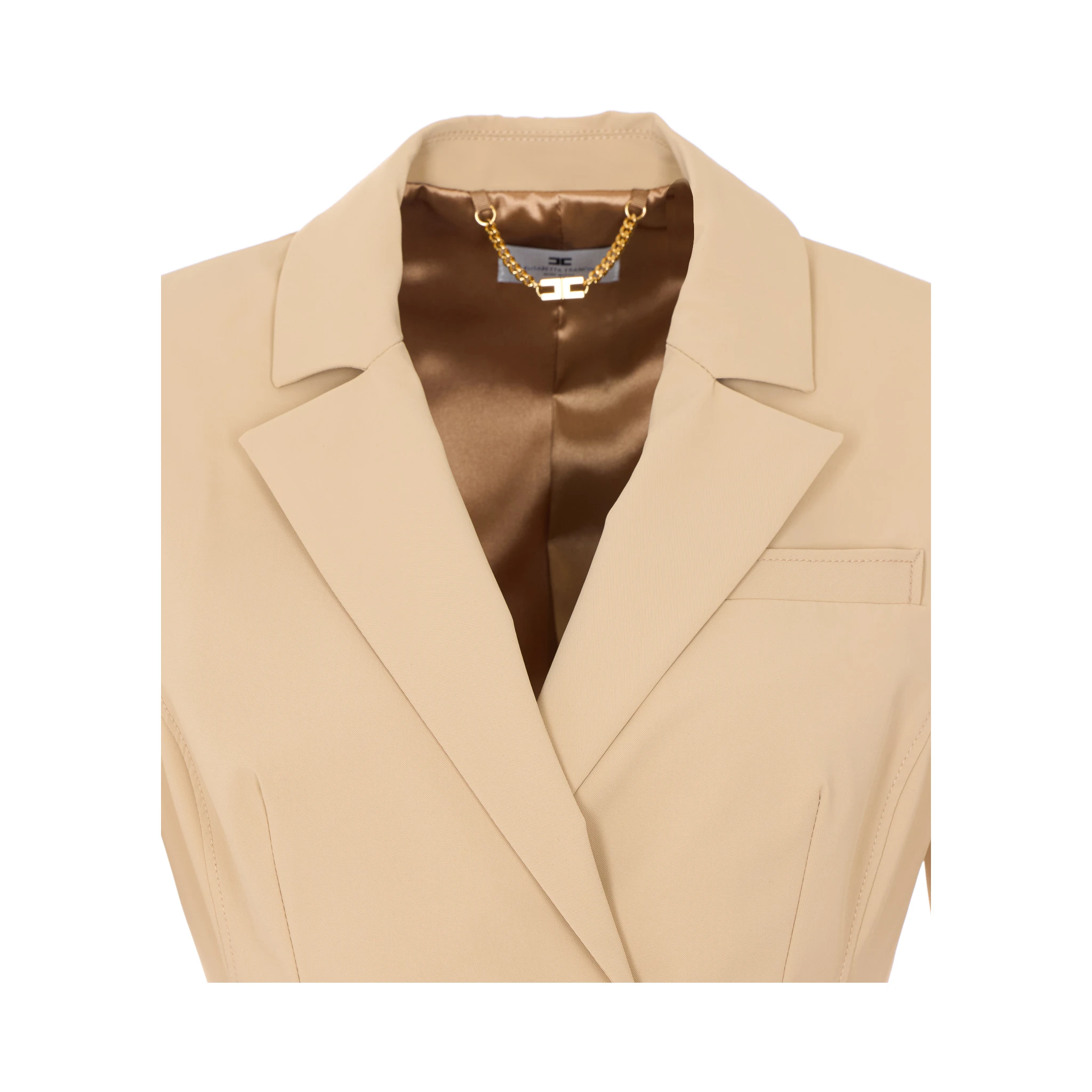 Elisabetta Franchi Jackets Beige
