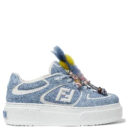 Fendi Sneakers Clear Blue