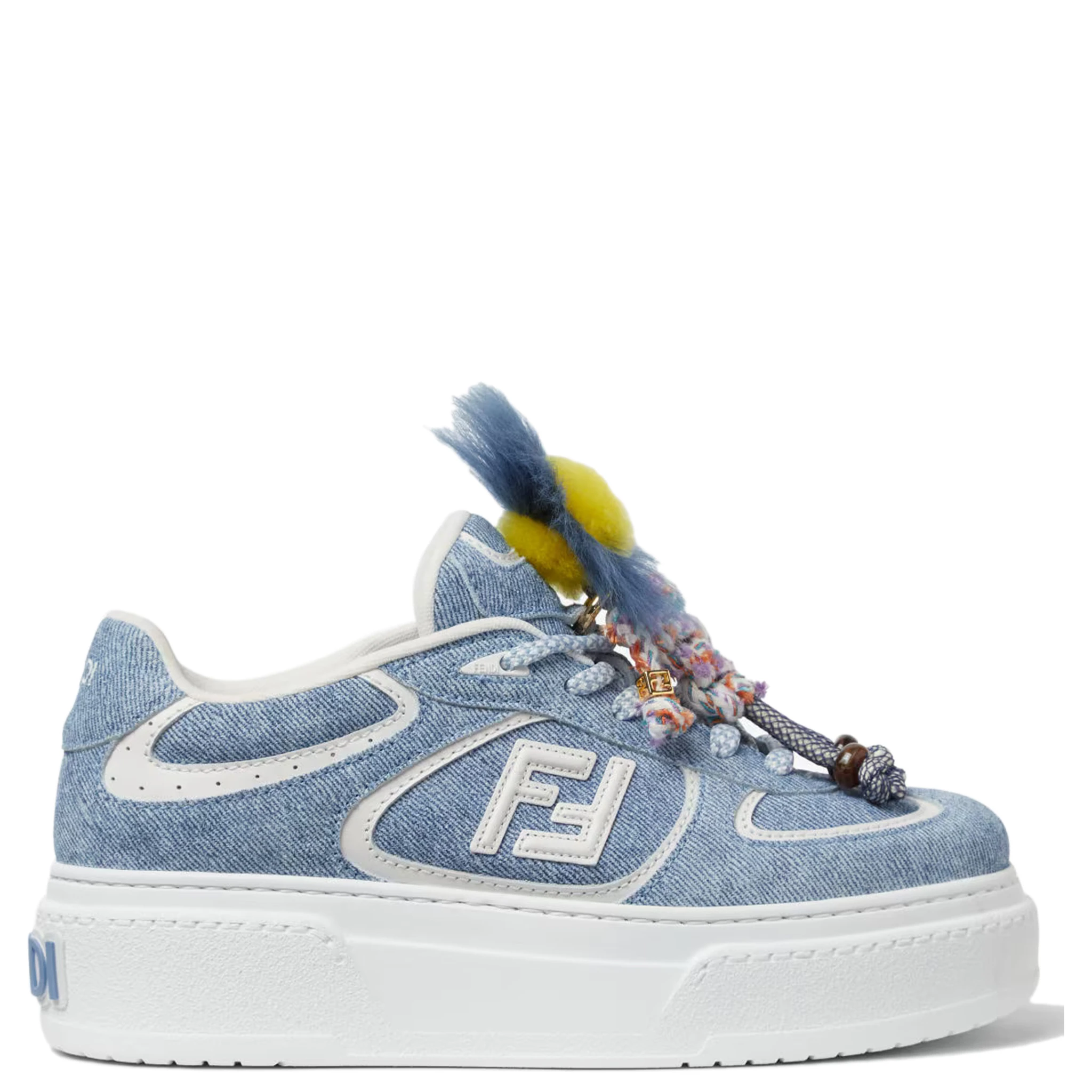 Fendi Sneakers Clear Blue