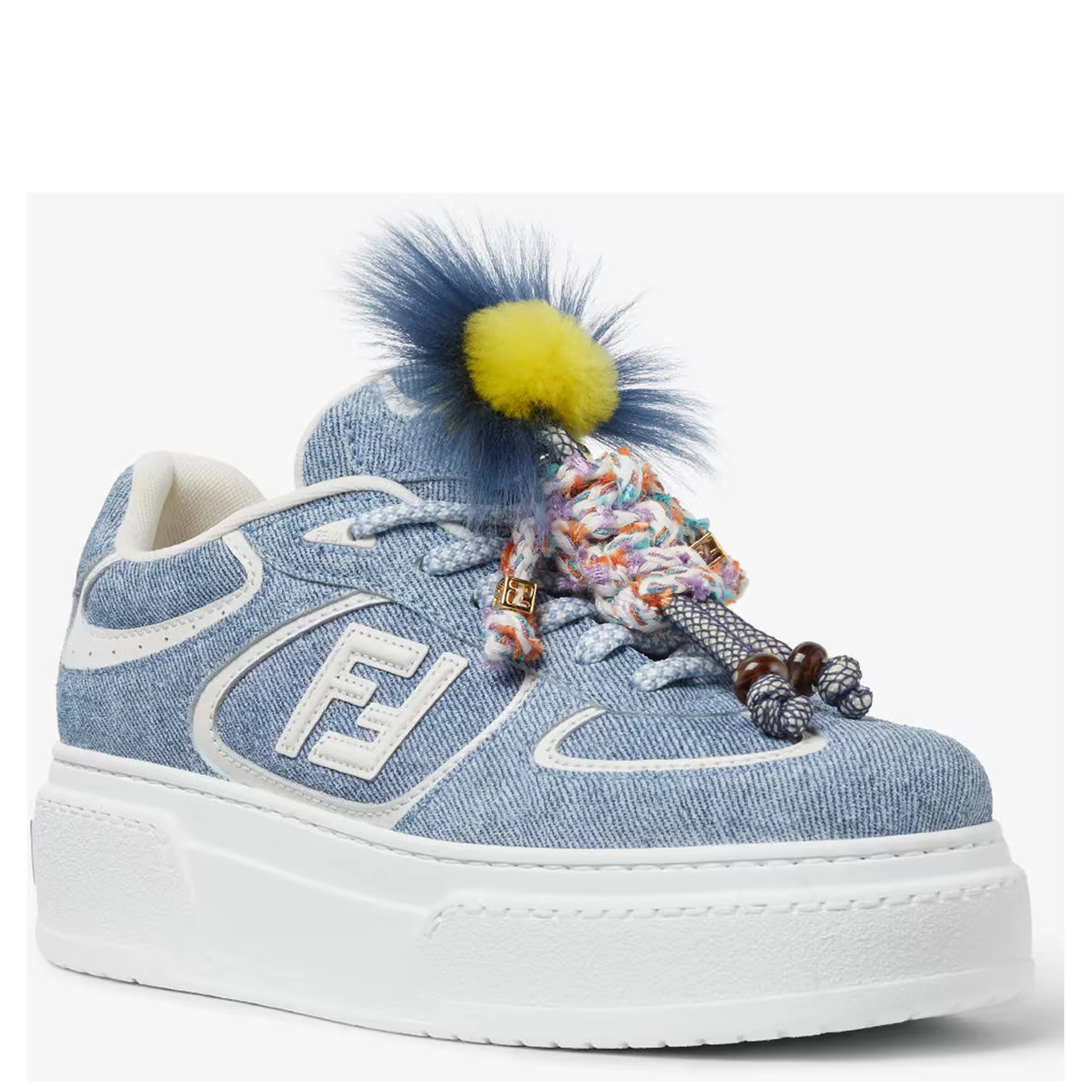 Fendi Sneakers Clear Blue