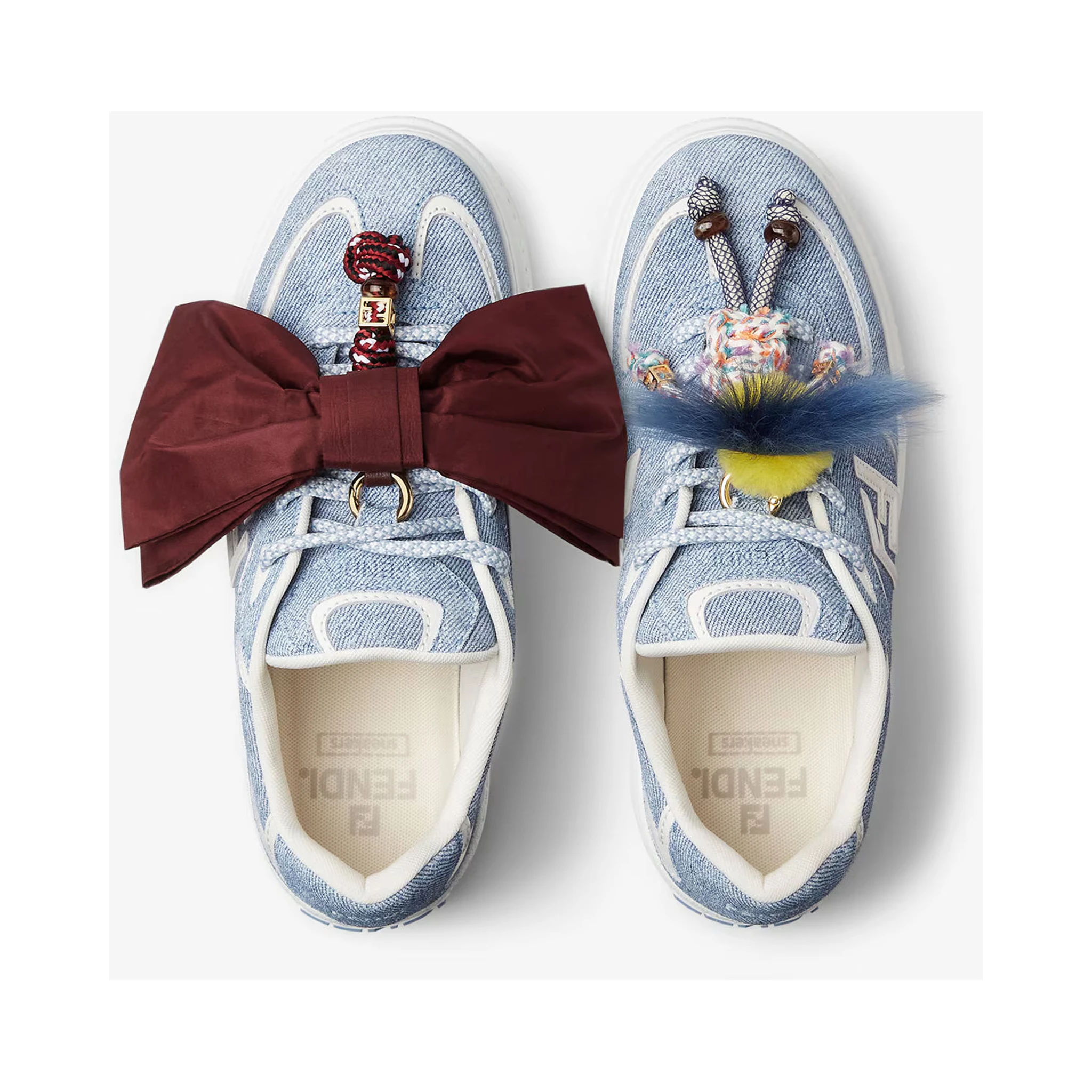 Fendi Sneakers Clear Blue