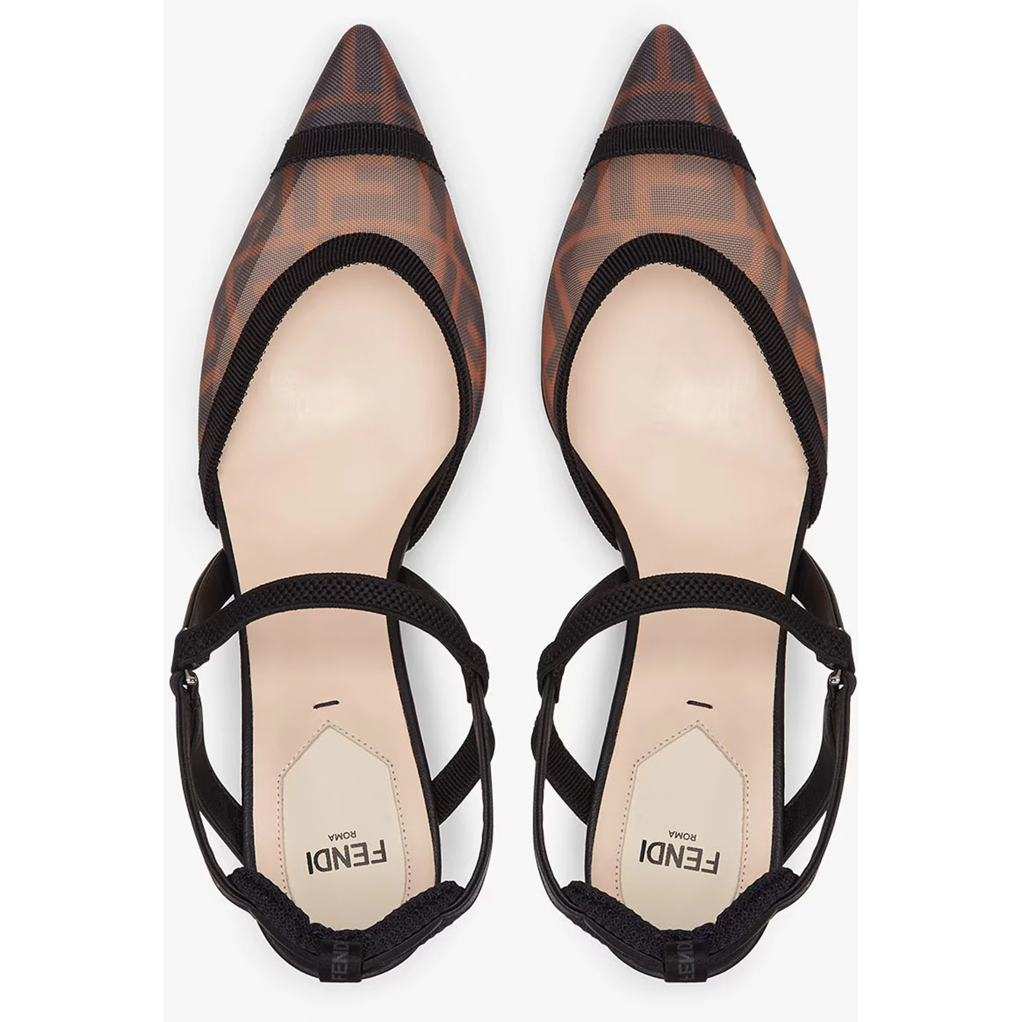 Fendi With Heel Brown