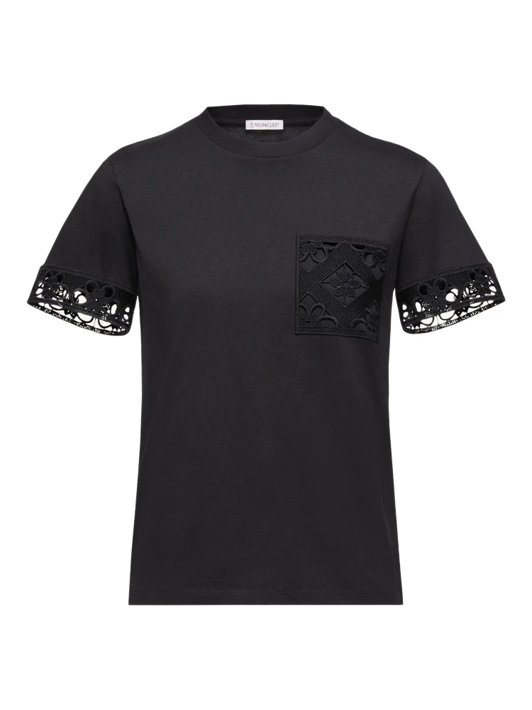 Moncler T-shirts and Polos Black