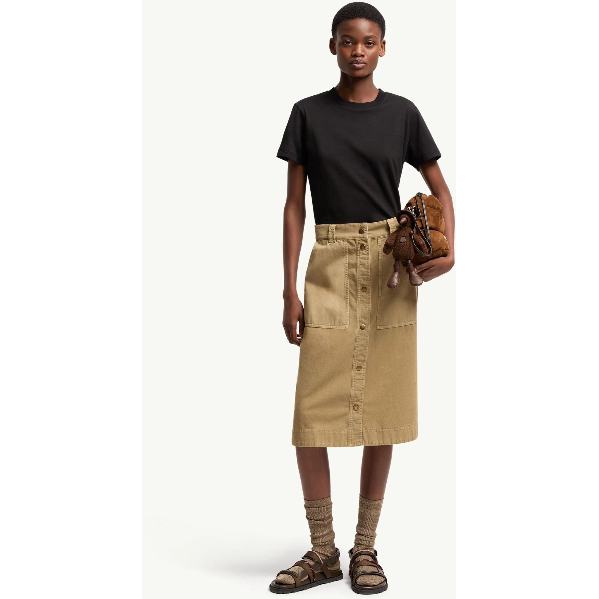 Moncler T-shirts and Polos Black