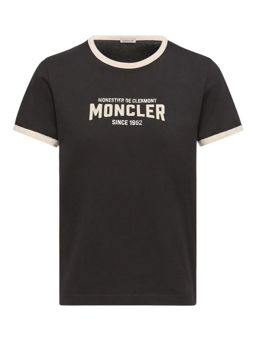 Moncler T-shirts and Polos Black