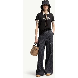 Moncler T-shirts and Polos Black