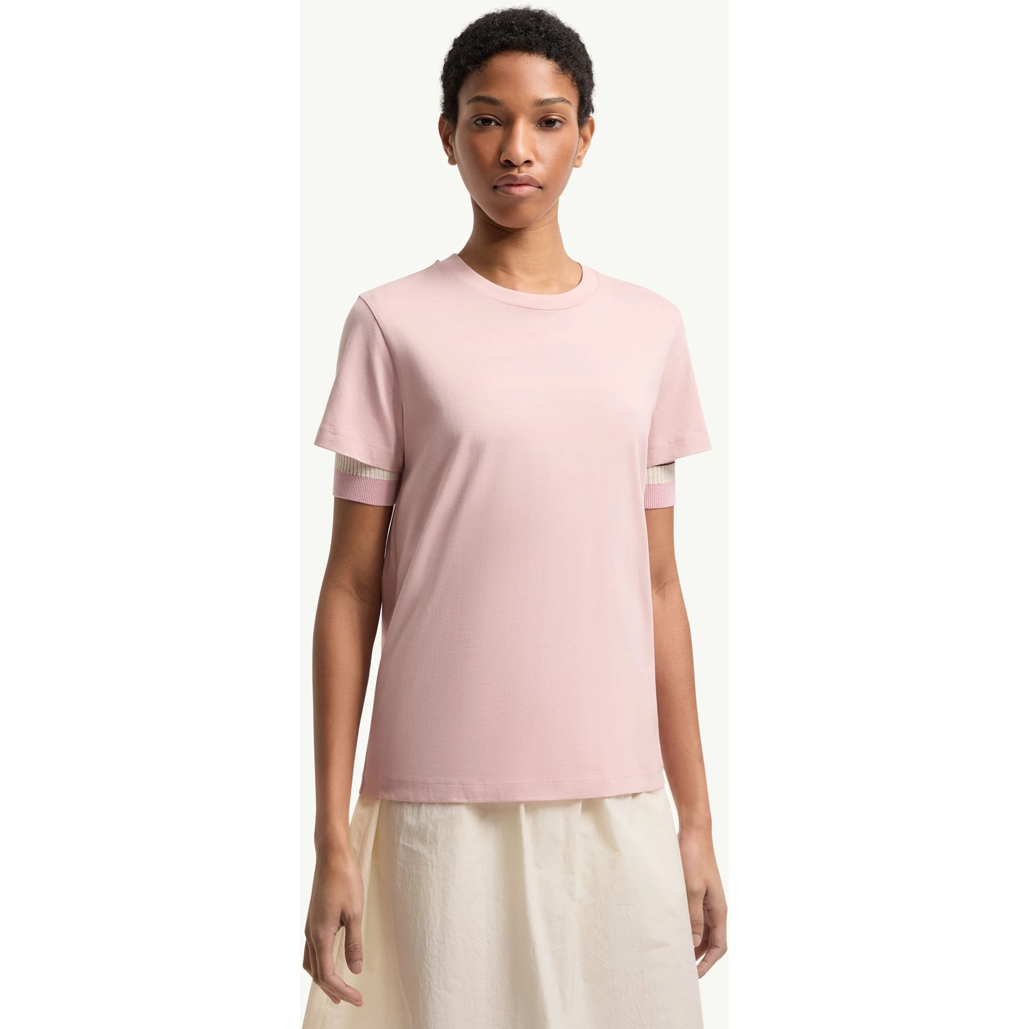 Moncler T-shirts and Polos Pink