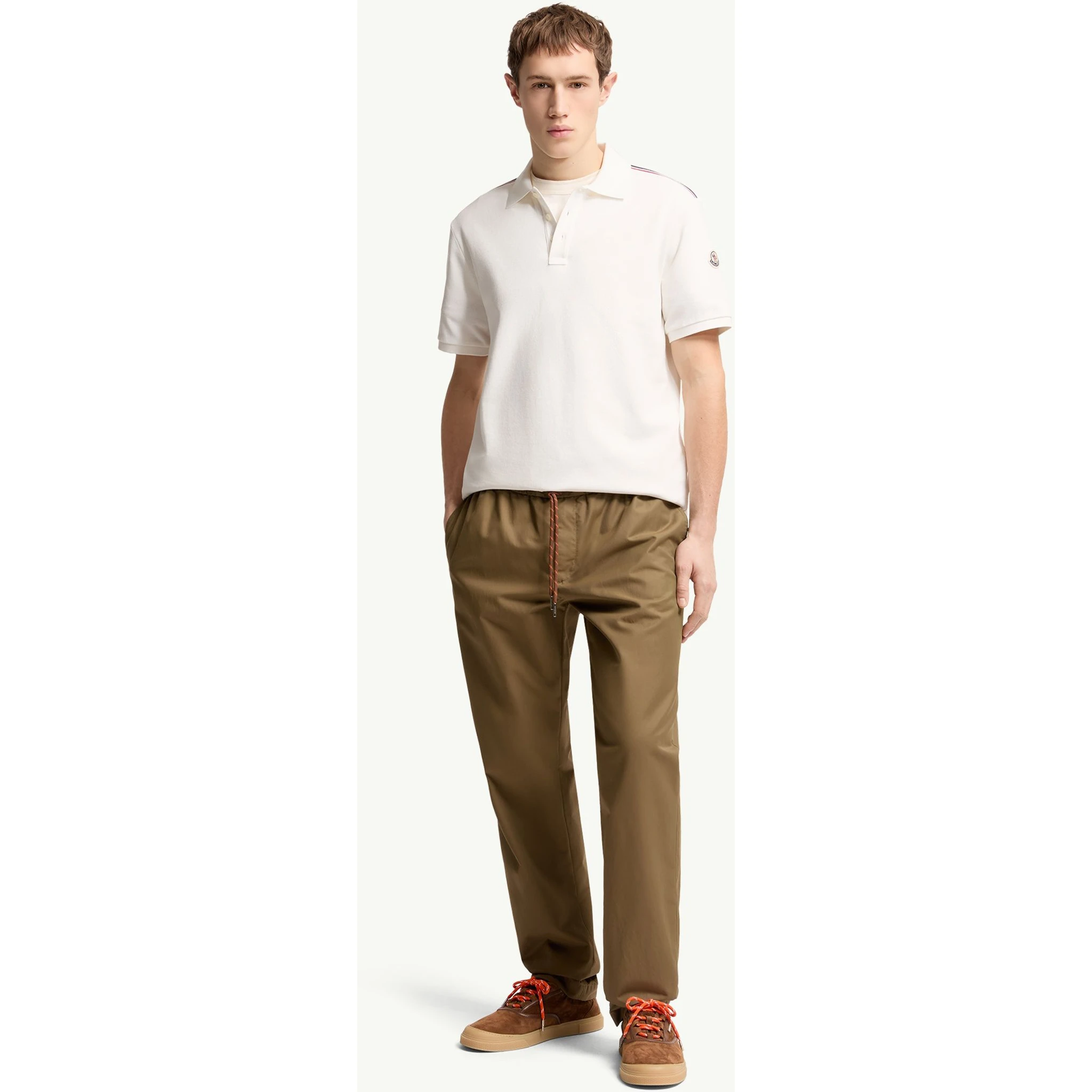 Moncler T-shirts and Polos White