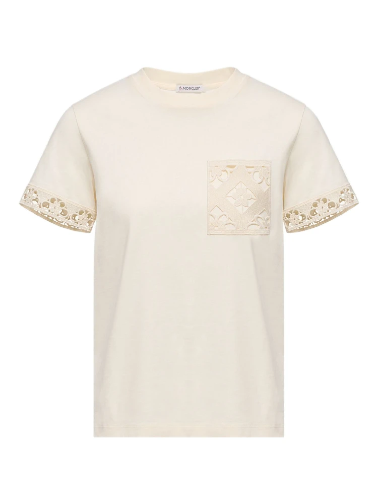 Moncler T-shirts and Polos White