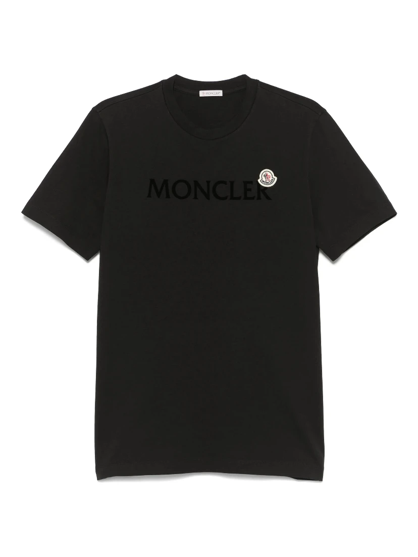 Moncler T-shirts and Polos Black