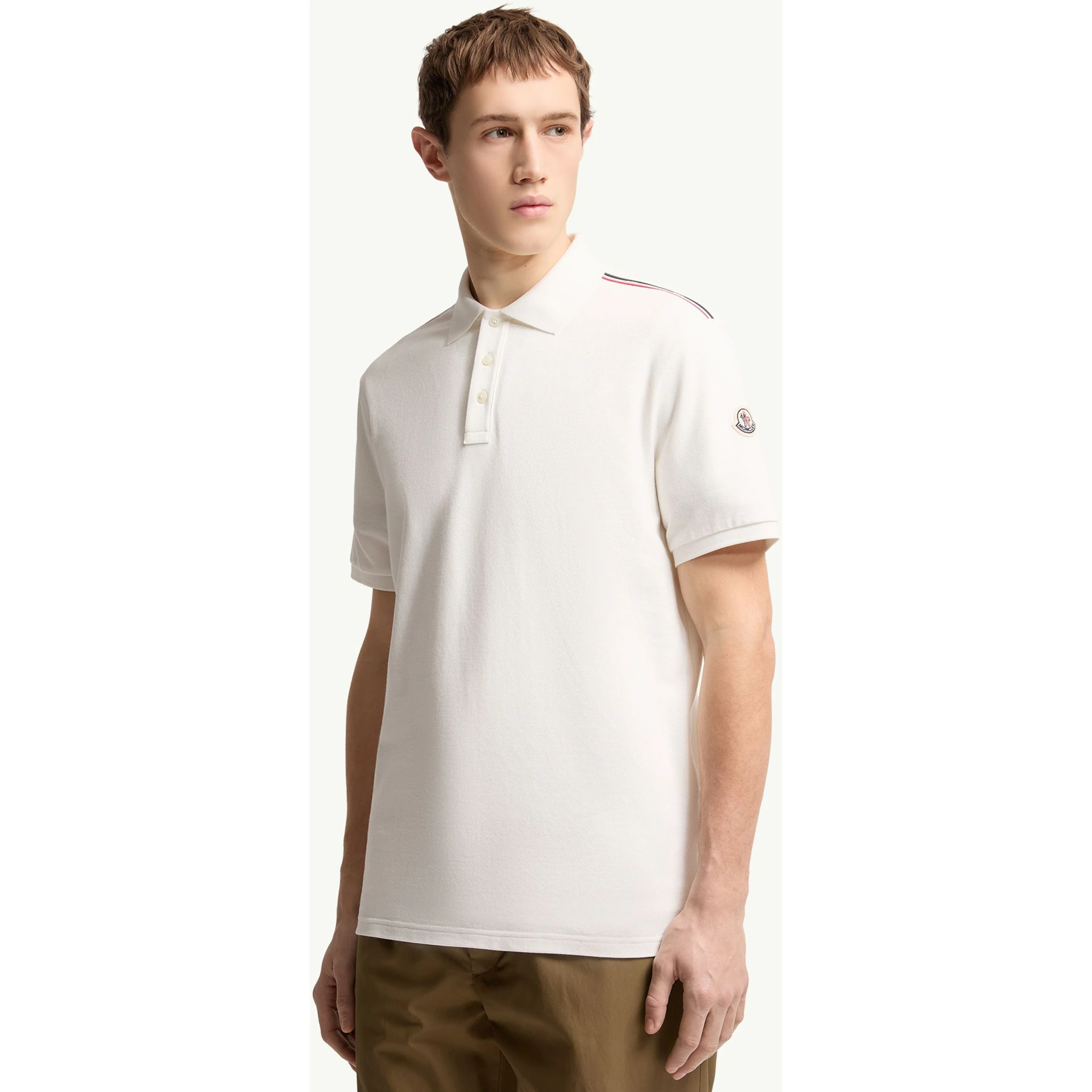 Moncler T-shirts and Polos White