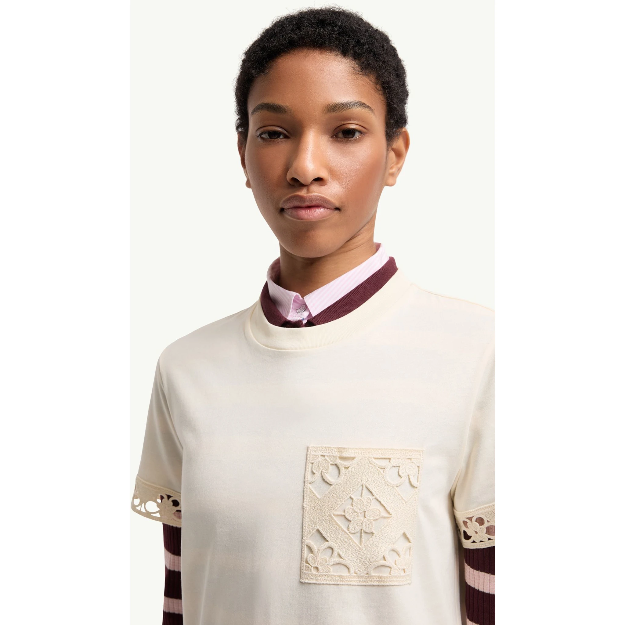 Moncler T-shirts and Polos White