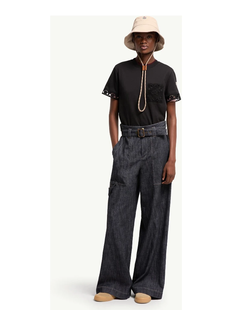 Moncler T-shirts and Polos Black alternative