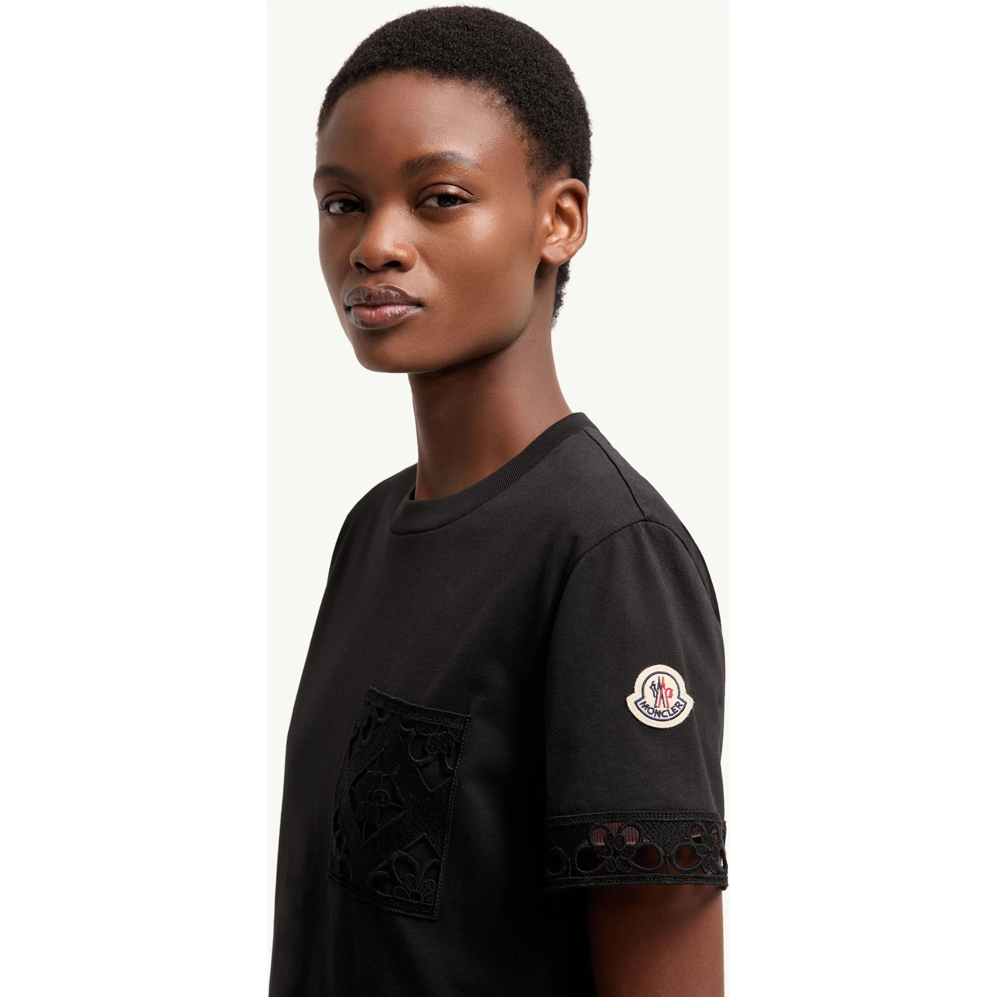 Moncler T-shirts and Polos Black