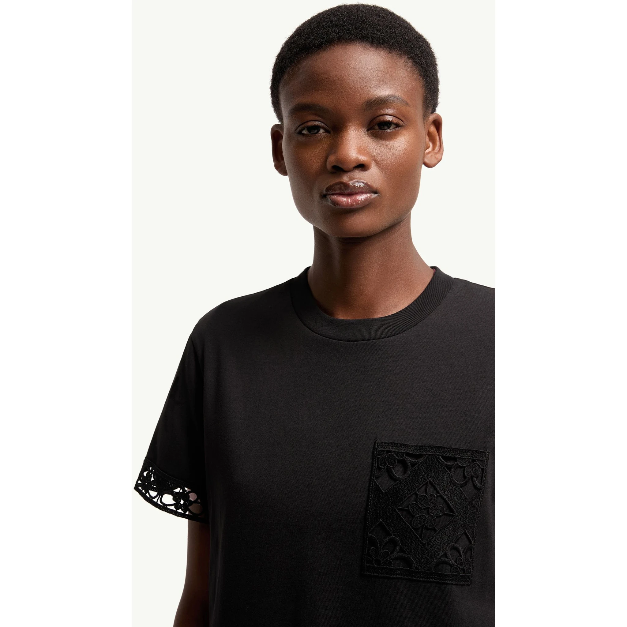 Moncler T-shirts and Polos Black