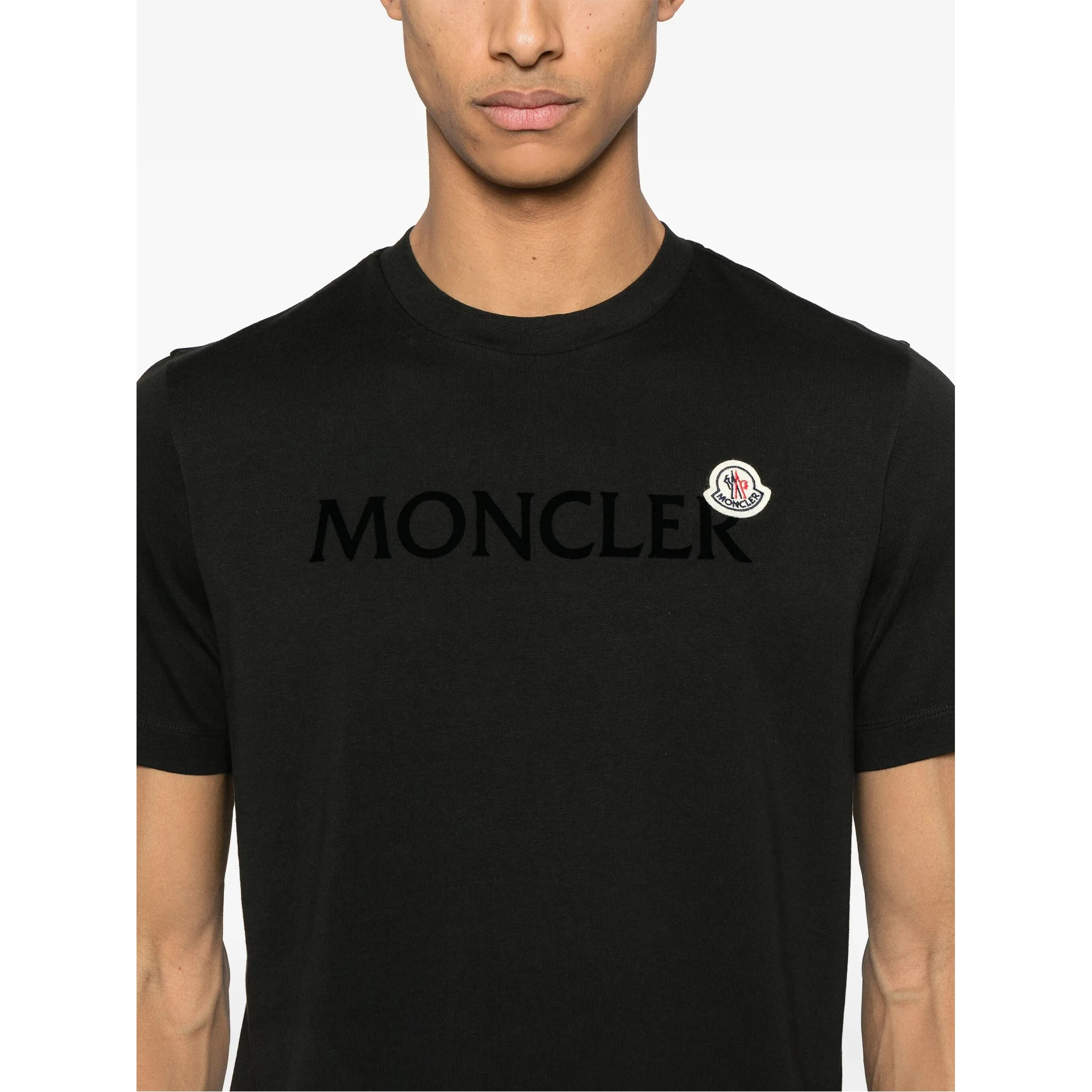Moncler T-shirts and Polos Black