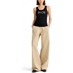PANTS WITH ELASTICATED WAIST