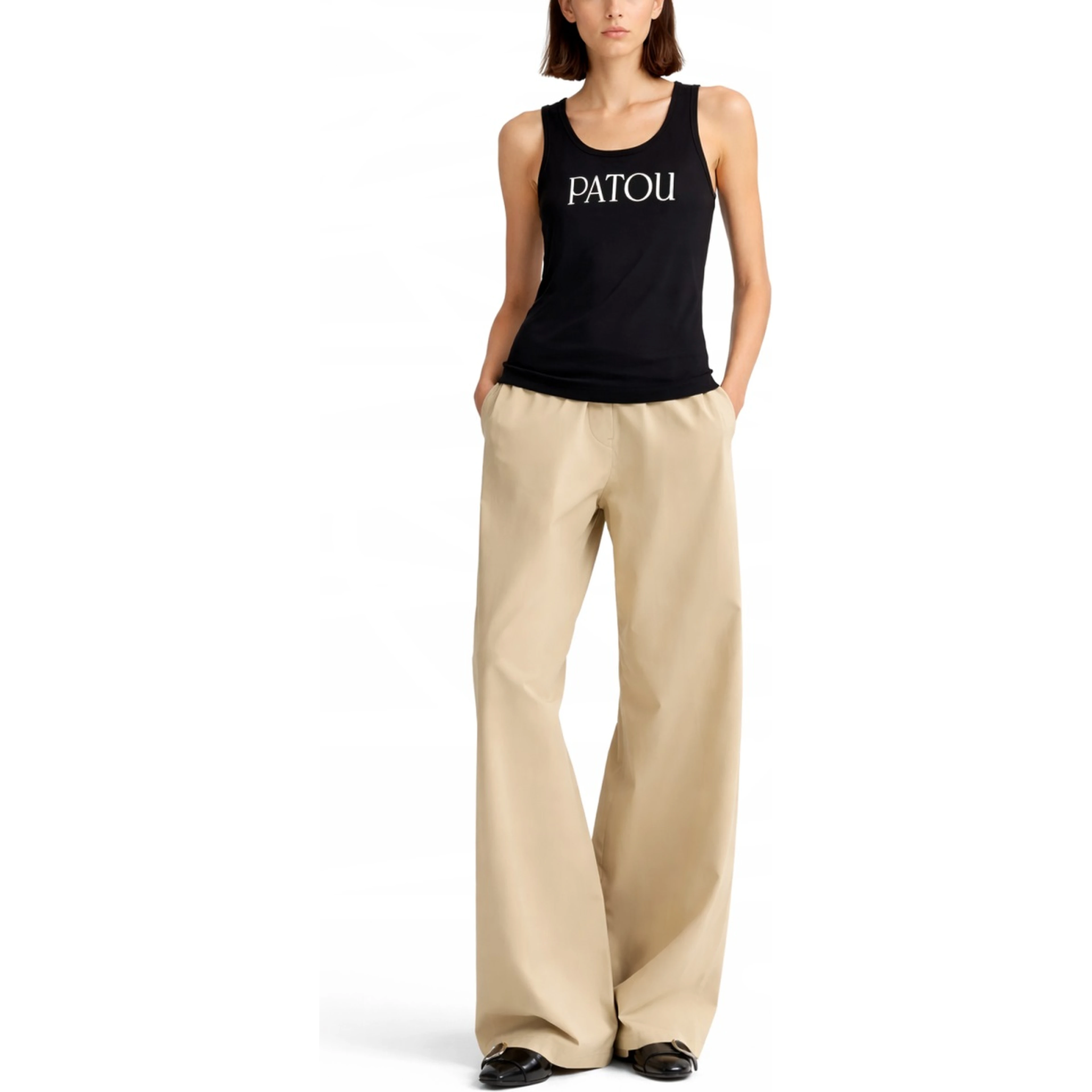 PANTS WITH ELASTICATED WAIST