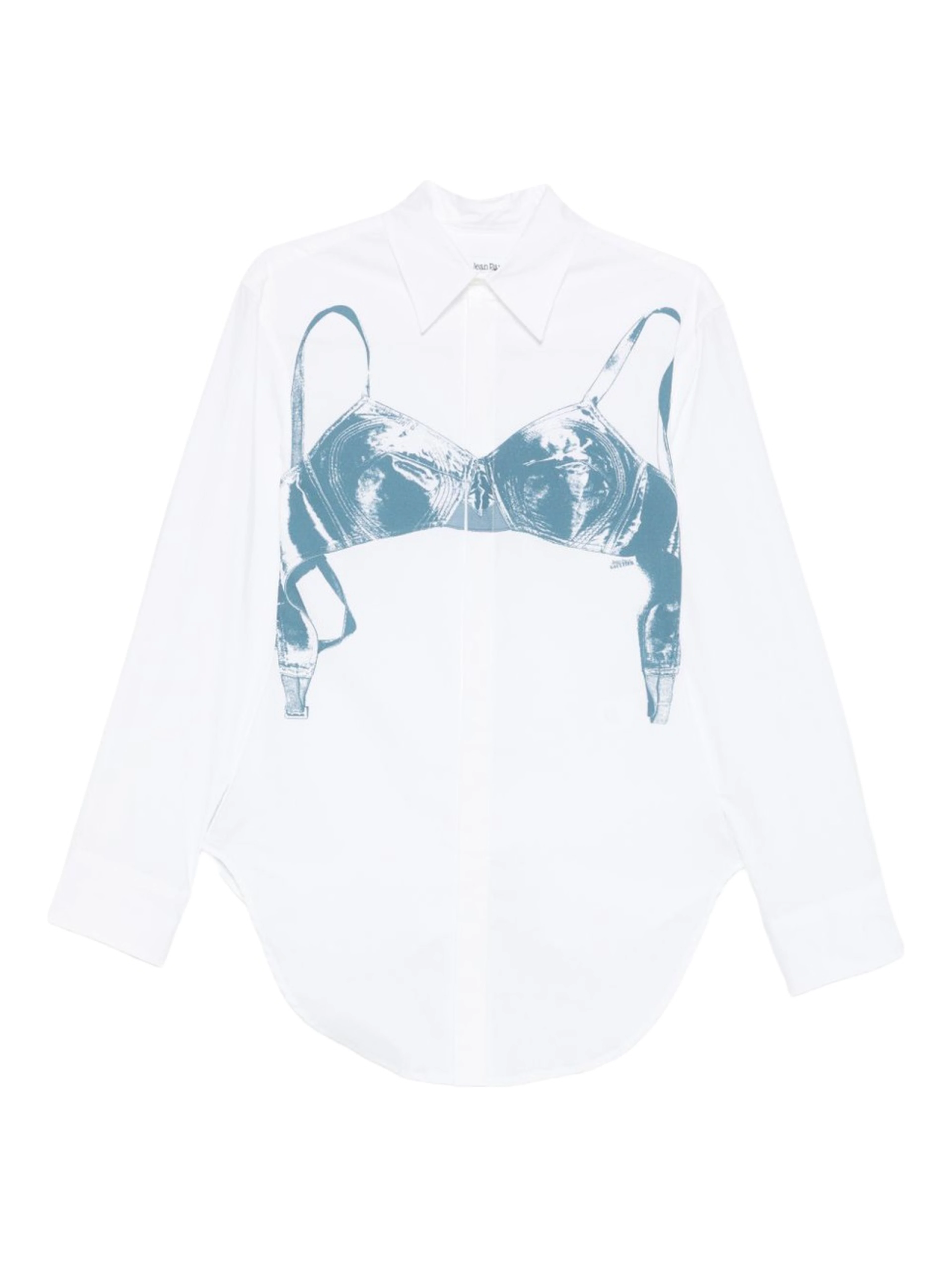 "SCANNED BRA" PRINT SHIRT