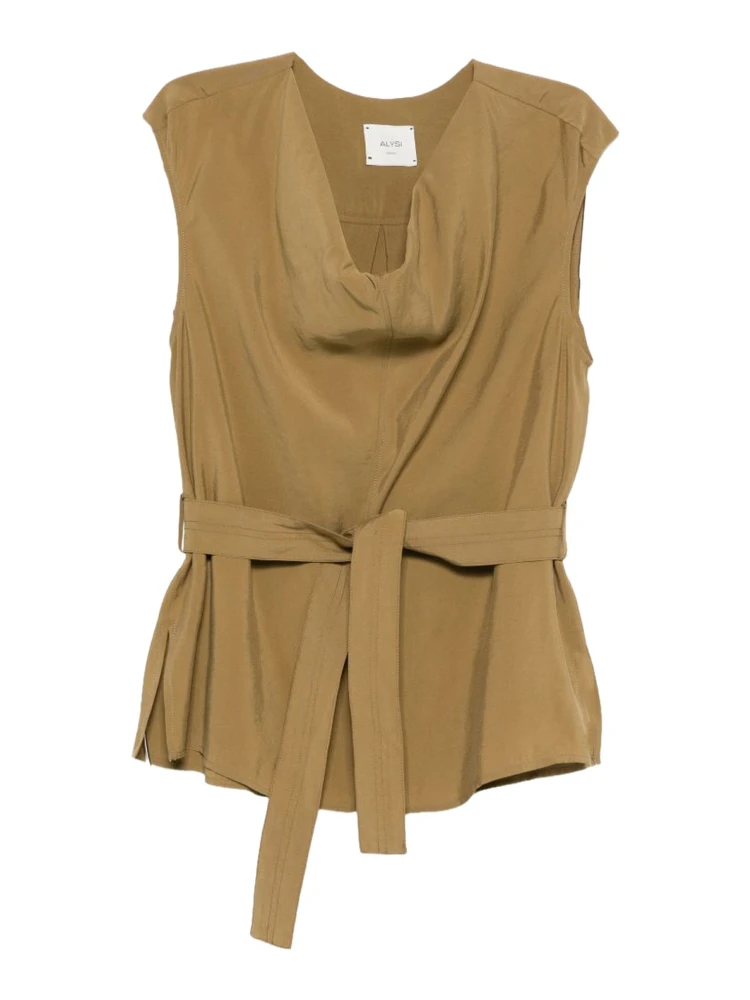 BLOUSE WITH BELT