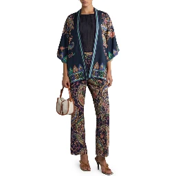 PAISLEY FOLIAGE "BOOTCUT" PANTS