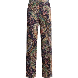 PAISLEY FOLIAGE "BOOTCUT" PANTS