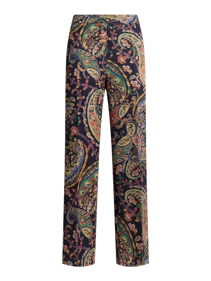 PAISLEY FOLIAGE "BOOTCUT" PANTS