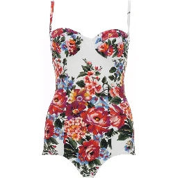 FLORAL PRINT ONE PIECE SWIMSUIT