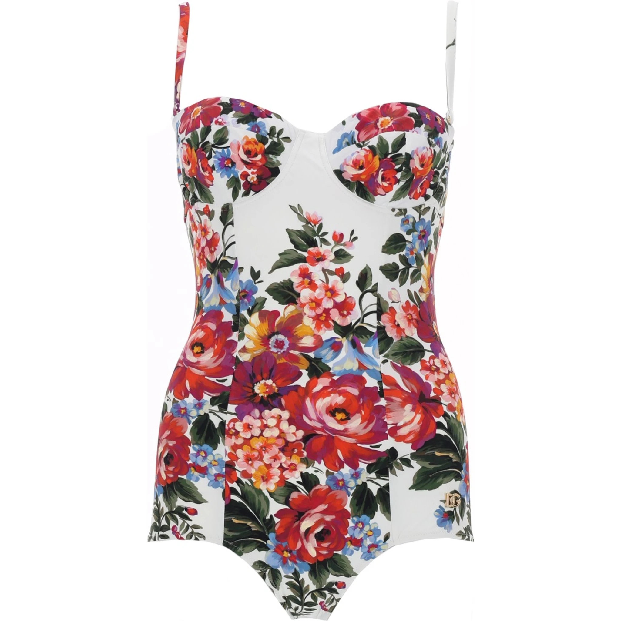FLORAL PRINT ONE PIECE SWIMSUIT